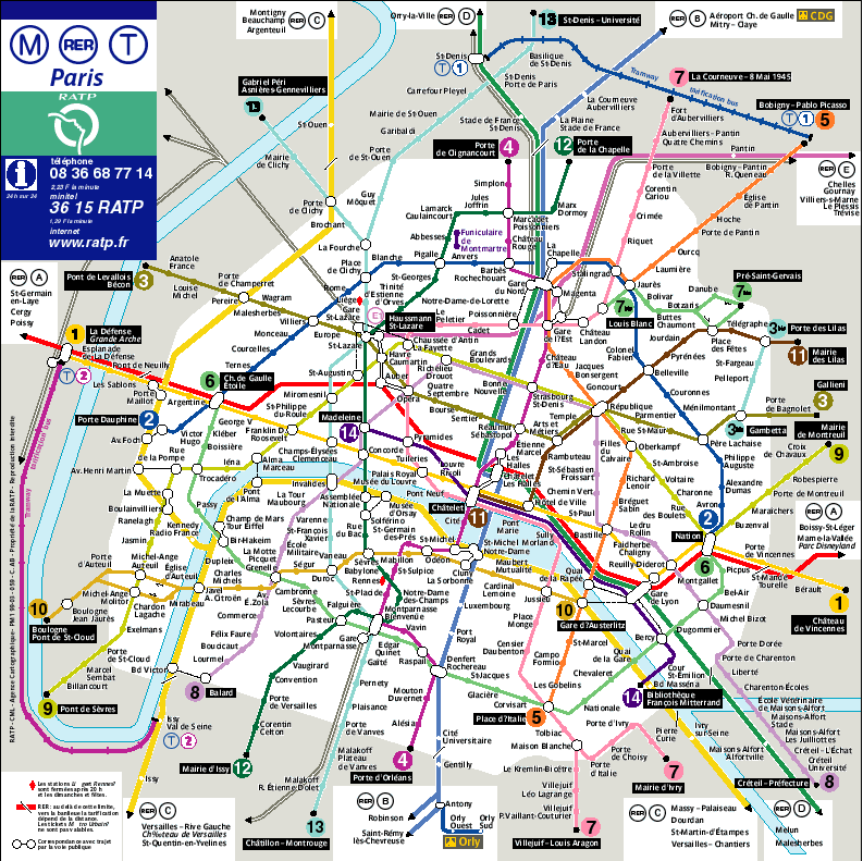 Plan Du Metro